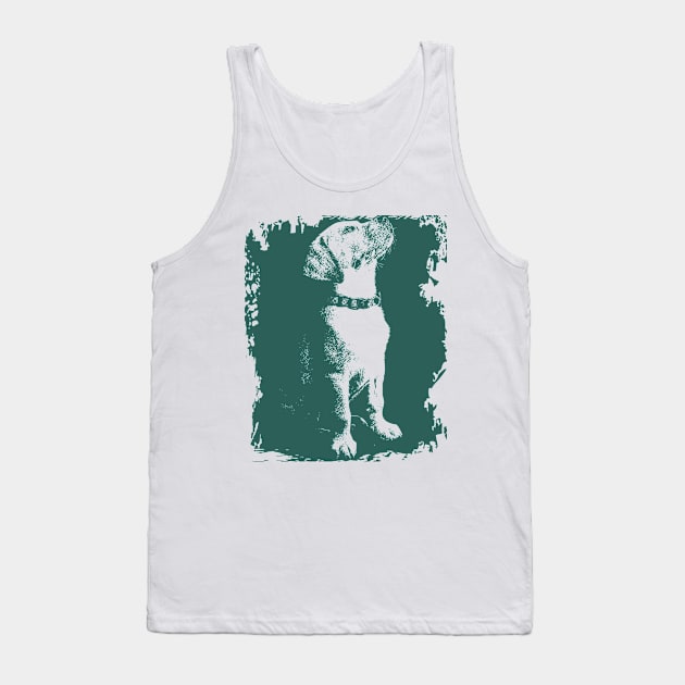 Green cool dog Tank Top by Ginstore